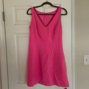 Lilly Pulitzer bright pink dress